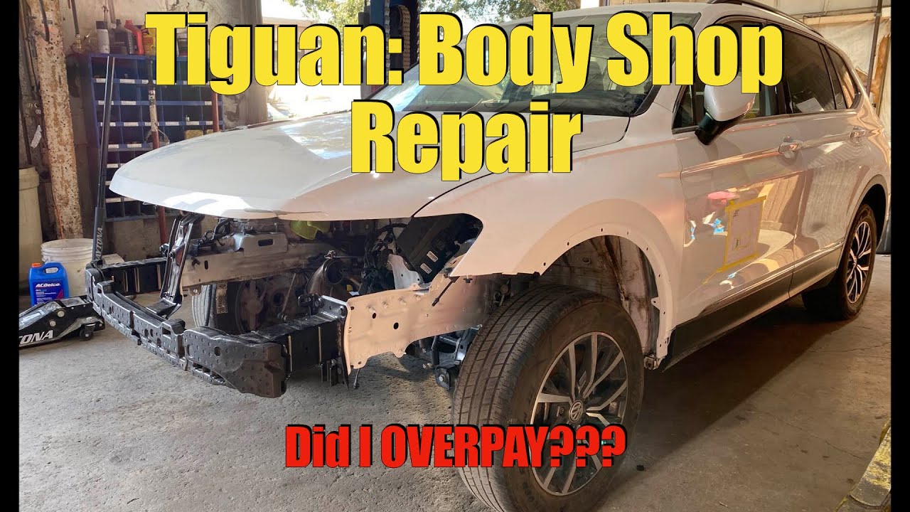 Tiguan Is Back From The Body Shop!!!