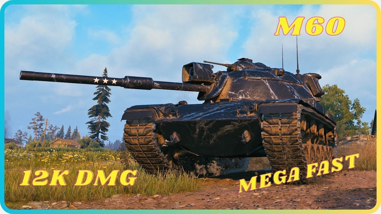 МЕГА шустрый M60 — 12К урона! Обязательно к просмотру!