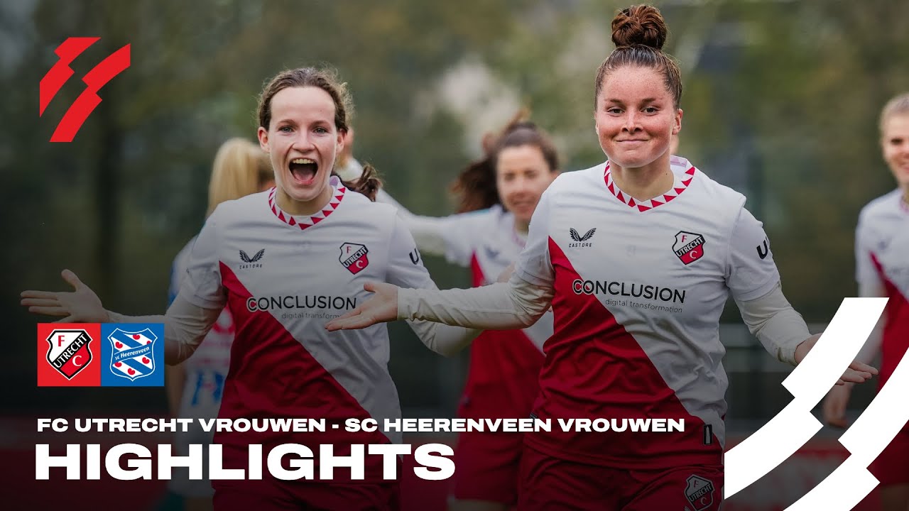 FC Utrecht Vrouwen wint van sc Heerenveen | HIGHLIGHTS