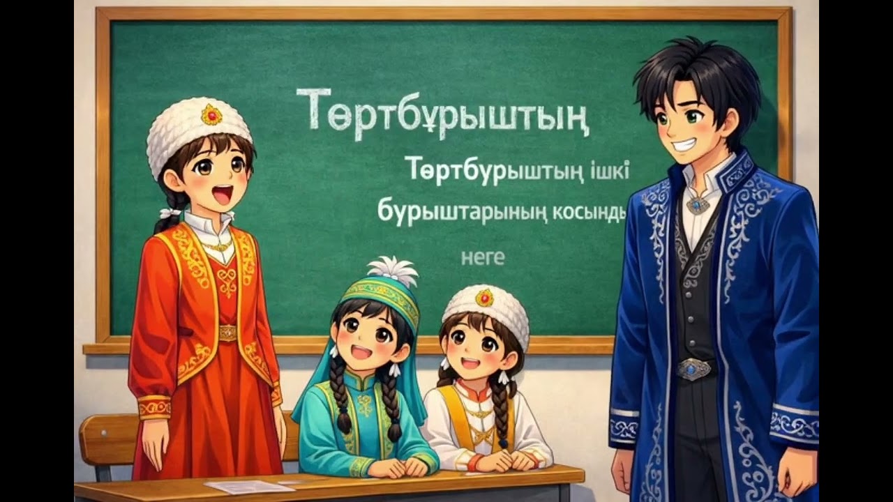 Төртбұрыштың бұрыштарының қосындысы неге 360°? #геометрия #education