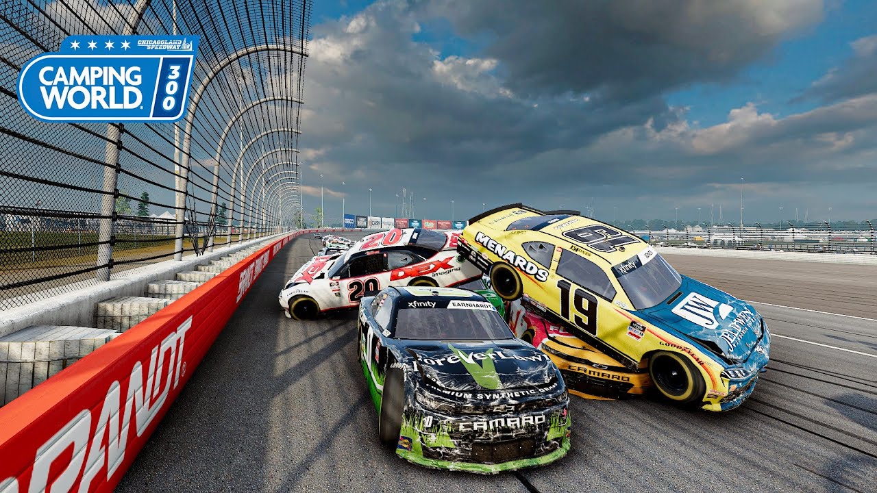 NASCAR Heat 5 Backwards Crashes #5
