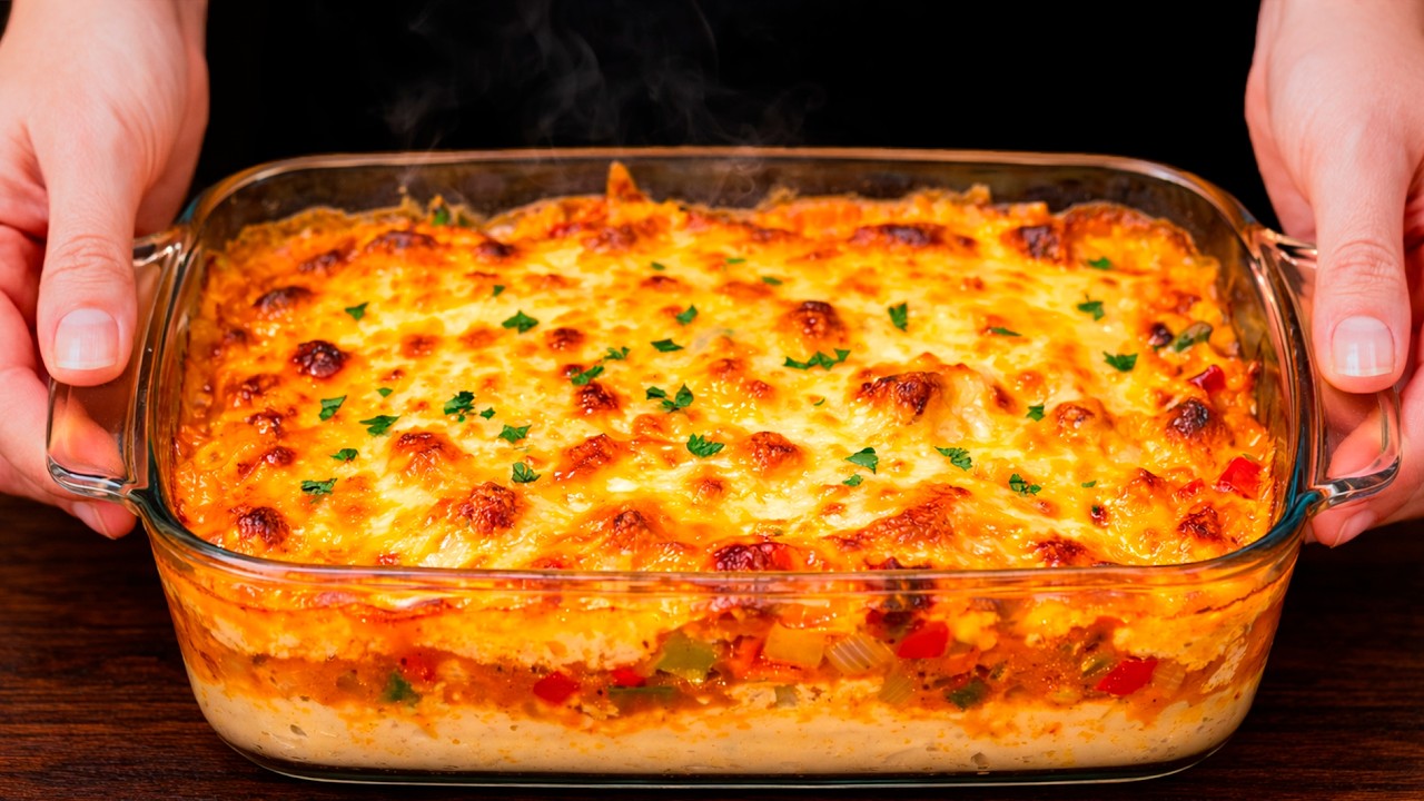 OH MY GOD, IT'S SO DELICIOUS! Grandma’s Cheesy Meat Casserole