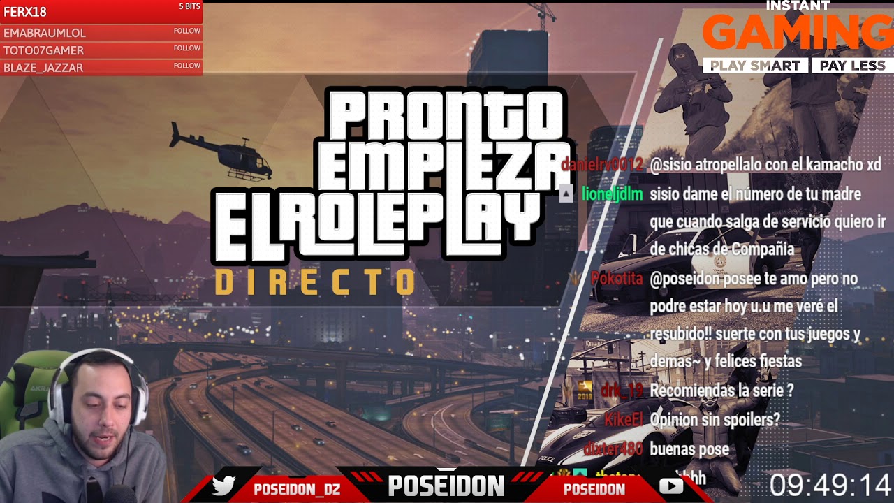 [ESP 10 HORAS] [+18] GTA V ROLEPLAY [DESPISTAOS] [JOSUE CORTES]