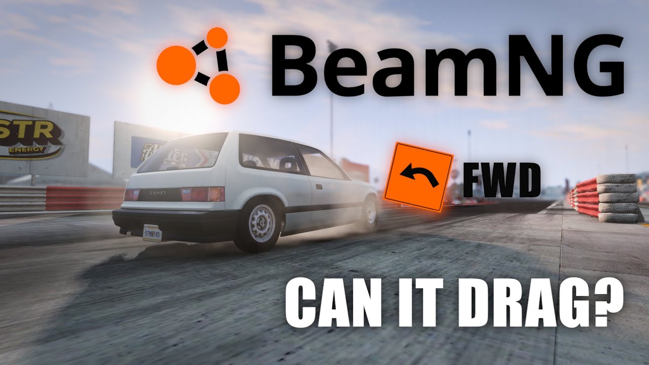 Can a Covet be Fast With NO Mods? | BeamNG FWD Drag Challenge 1