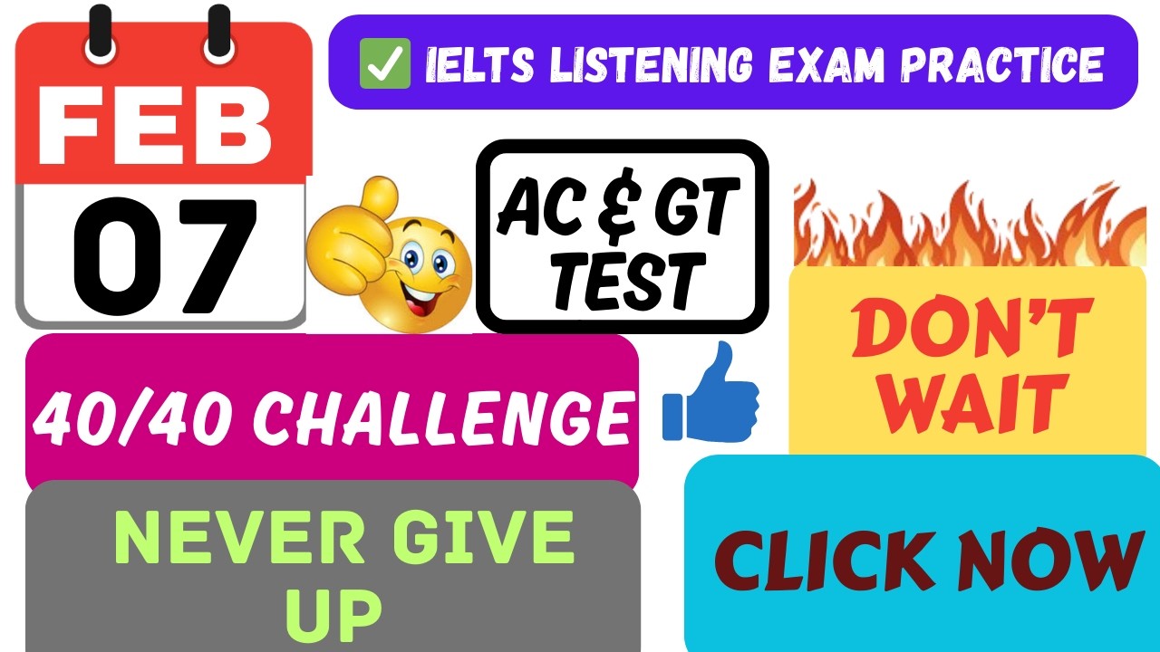 IELTS Listening Test with Answers | Boost Your Band Score Today | 07.02.2026