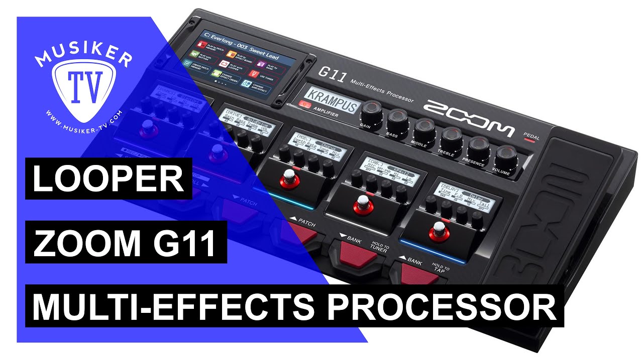 Zoom G11 Multi-Effects Processor - Looper