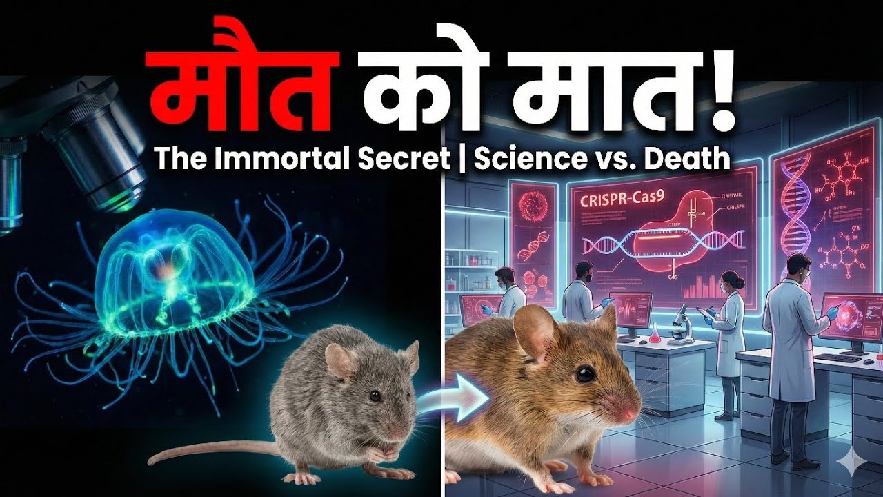 प्रकृति का सबसे बड़ा रहस्य: मौत को मात देने वाला जीव! The Mystery of the Immortal Jellyfish