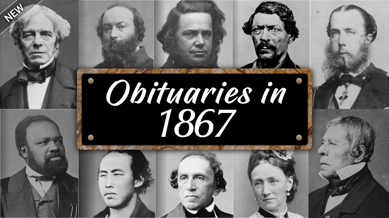Obituary: Famous Faces WE LOST in 1867