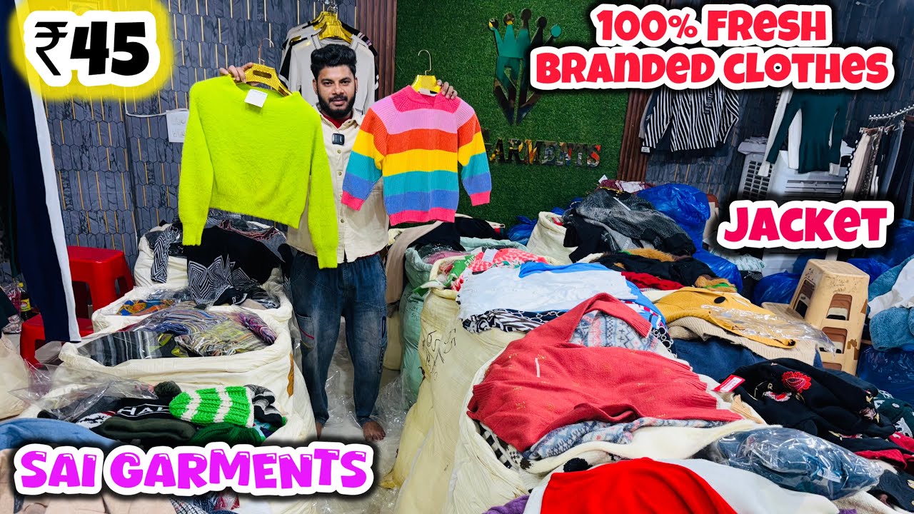 Export Surplus Ladies Clothes with Tag | Export surplus warehouse in Delhi | Kids Clothes jacket 