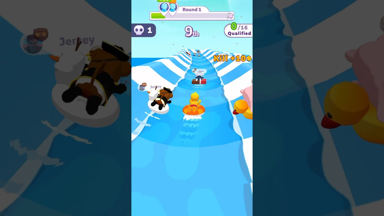 How to win in aquapark io ?😎🌊 