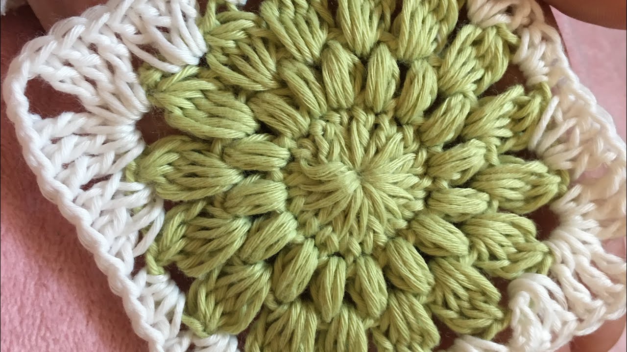 How to crochet a granny square .. easy and new pattern with emma ♥️🌺