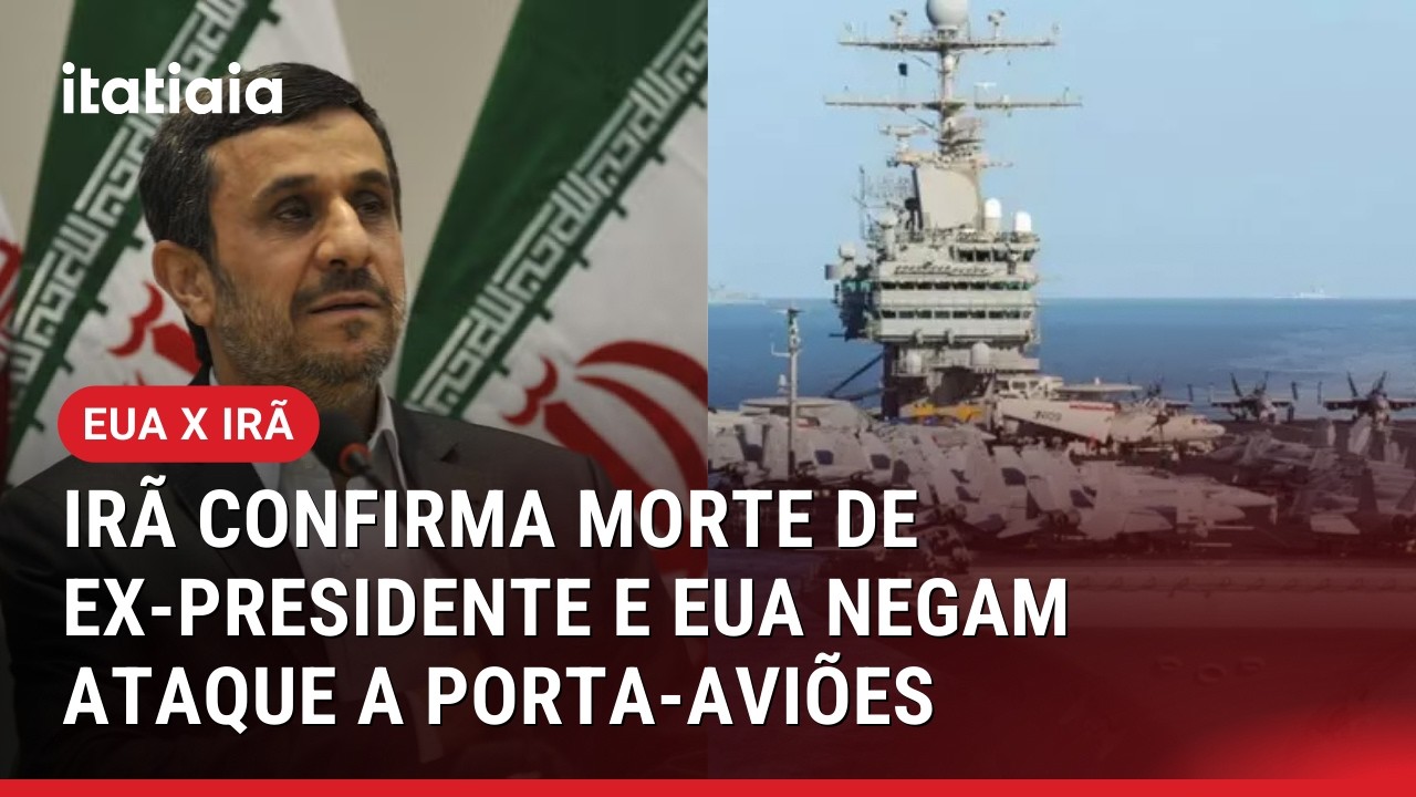 IRÃ CONFIRMA MORTE DE EX-PRESIDENTE EM ATAQUE AÉREO ENQUANTO EUA NEGAM ATAQUE A PORTA-AVIÕES