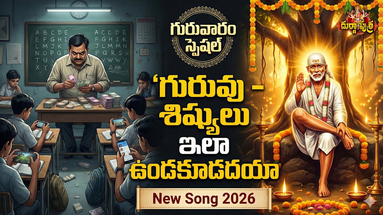 🛑 LIVE : గురువారం స్పెషల్ సాయి తత్వం పాట | గురువు - శిష్యులు ఇలా ఉండకూడదయ్యాI Sai Baba New Song 2026