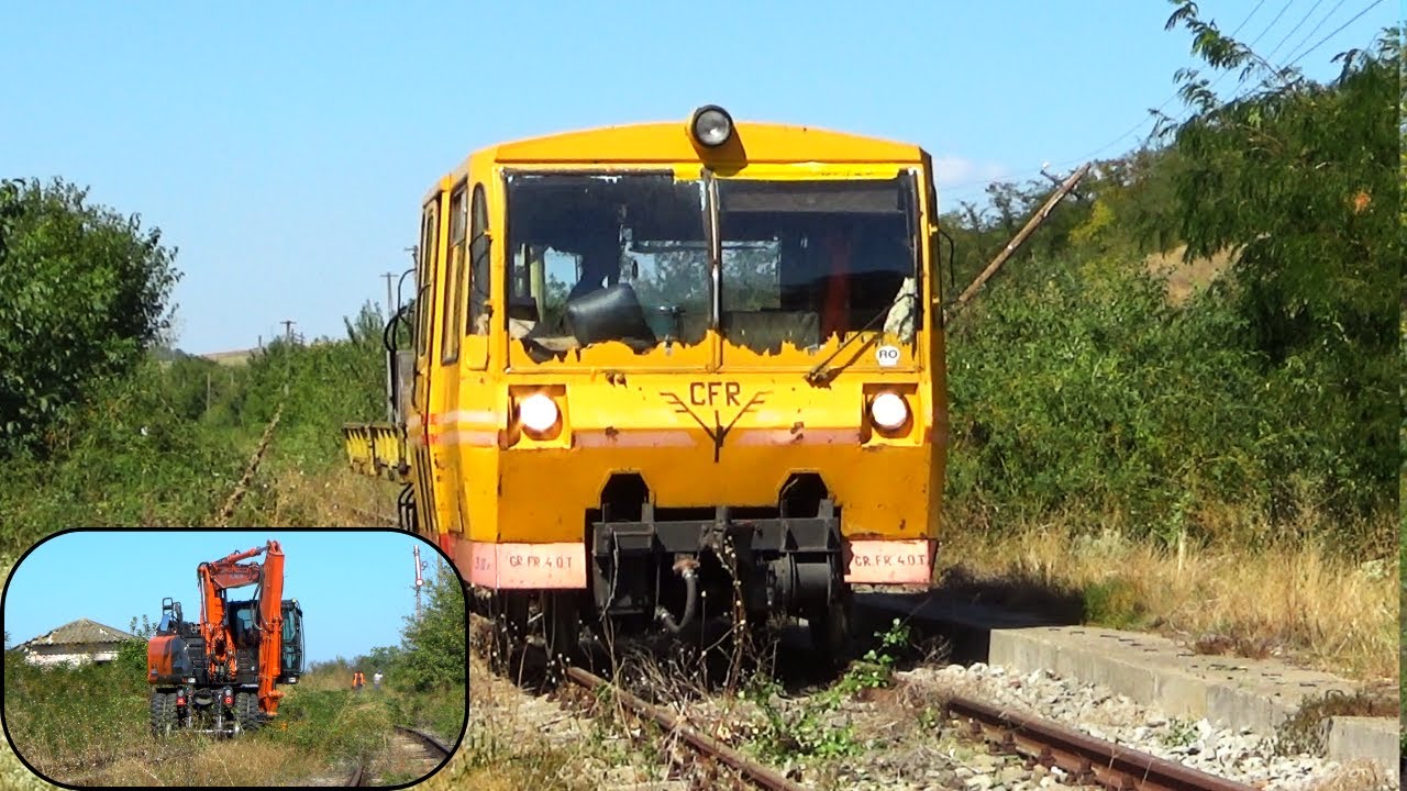 Hitachi ZAXIS 145W & DC 135-L046,  CNCFR SA (L2 . Barlad) in Hm. Murgeni. - September 2025