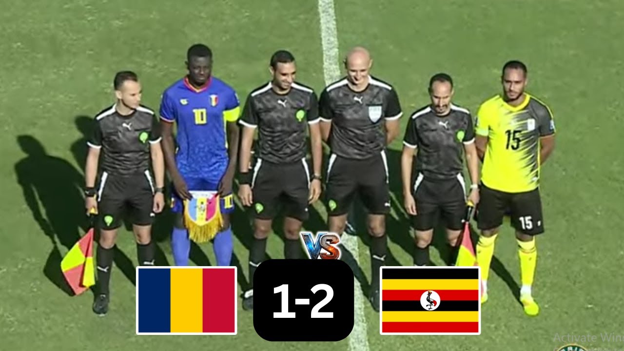 Uganda cranes 2-1 Chad International Friendly highlights