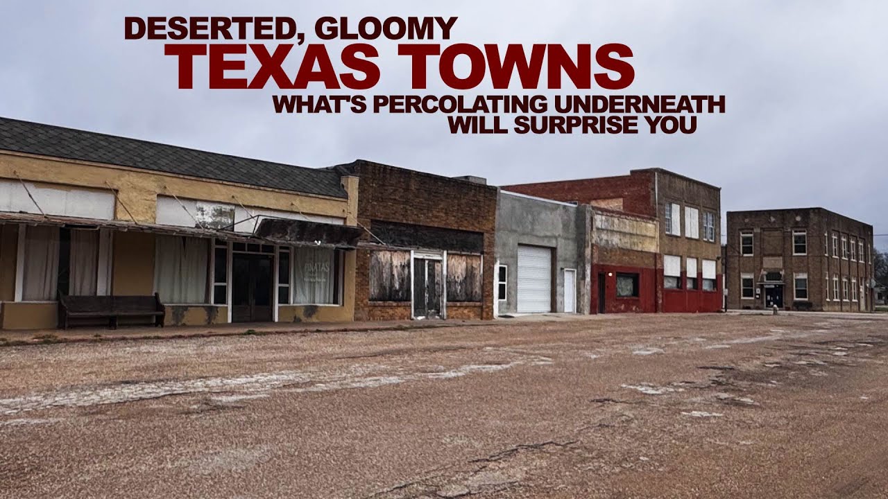 I Visited Deserted, Gloomy TEXAS Towns - But What's Percolating Underneath Will Surprise You