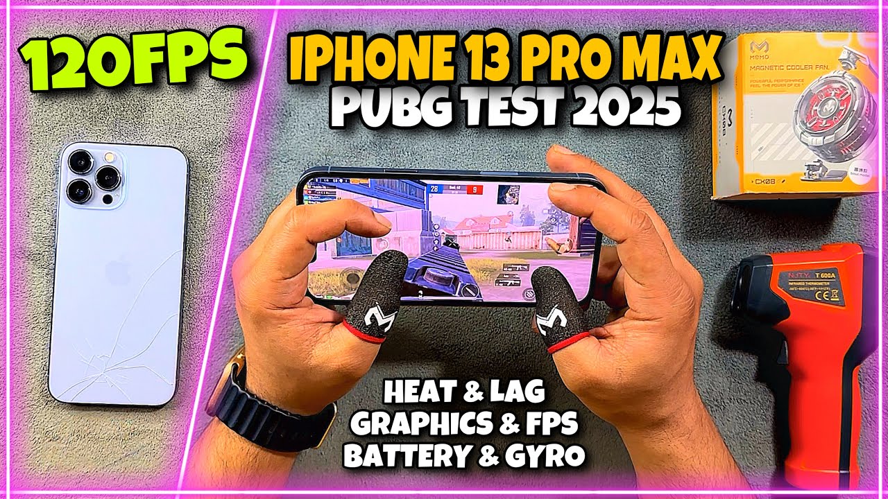 iPhone 13 Pro Max PUBG Test 2025 | Buy Or Not in 2025 For PUBG? | Graphics Fps Heat Lag Gyro Record