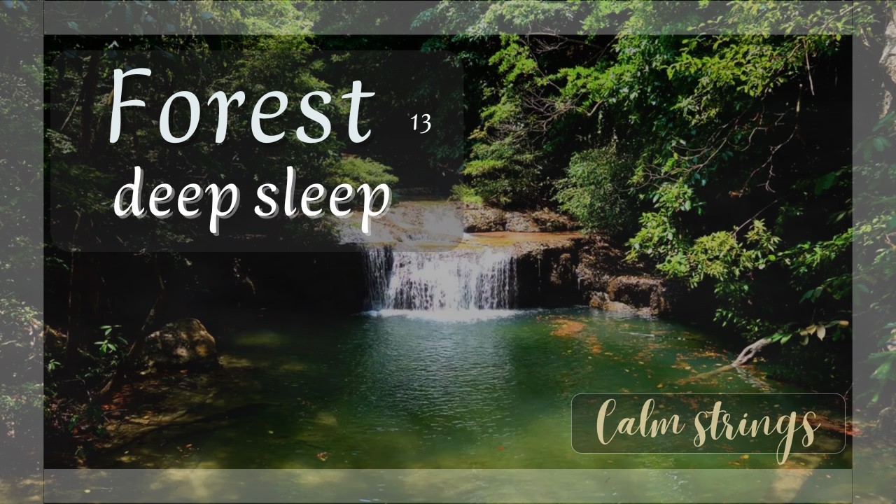 Fall Asleep by a Quiet Forest Stream | Gentle Cello Sleep Music (2 Hours)