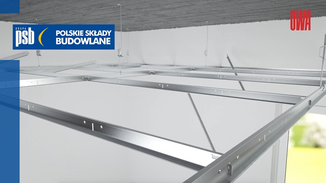 OWA – Instalacja systemu sufitowego S3 (OWAconstruct)