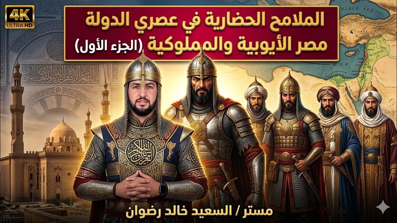  افضل شرح  للجزء الأول من درس الدول المستقلة في مصر الدولة الايوبييه للصف الثاني الإعدادي٢٠٢٦#
