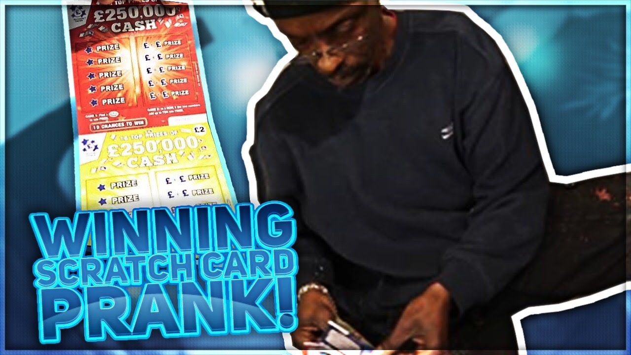 WINNING SCRATCH CARD PRANK!!