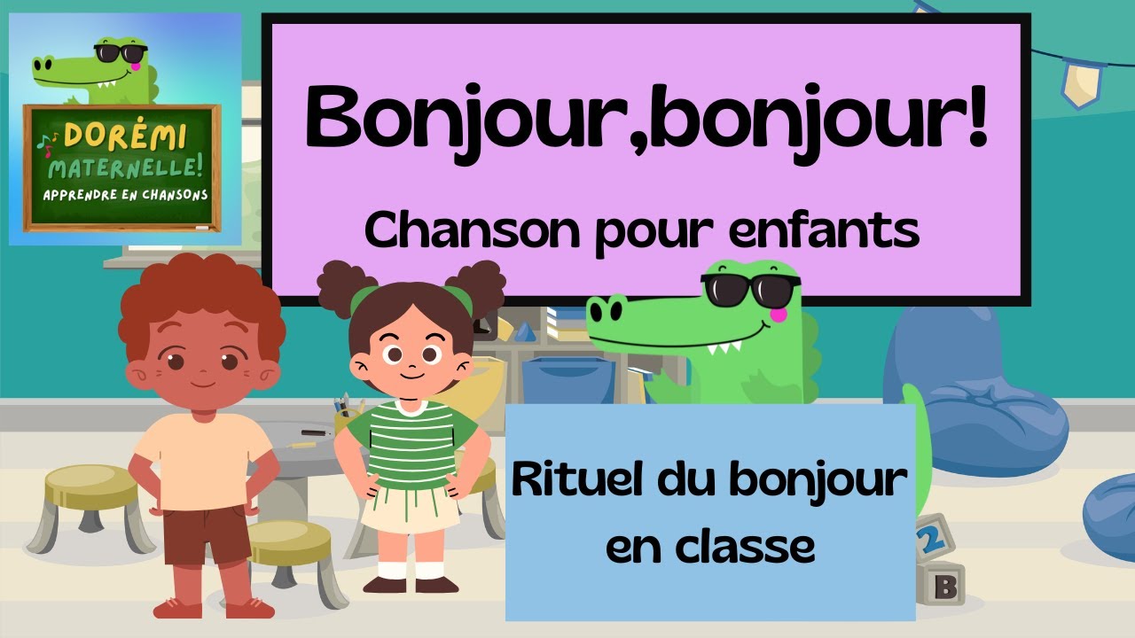 Bonjour, bonjour! #chansonpourenfants #maternelle