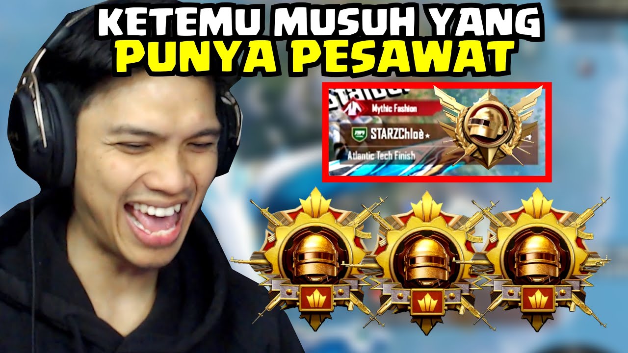 KETEMU PRO PLAYER YANG PUNYA PESAWAT!! KITA CARI DAN LANGSUNG KITA SINGKIRKAN SAMPAI CHICKEN - PUBGM