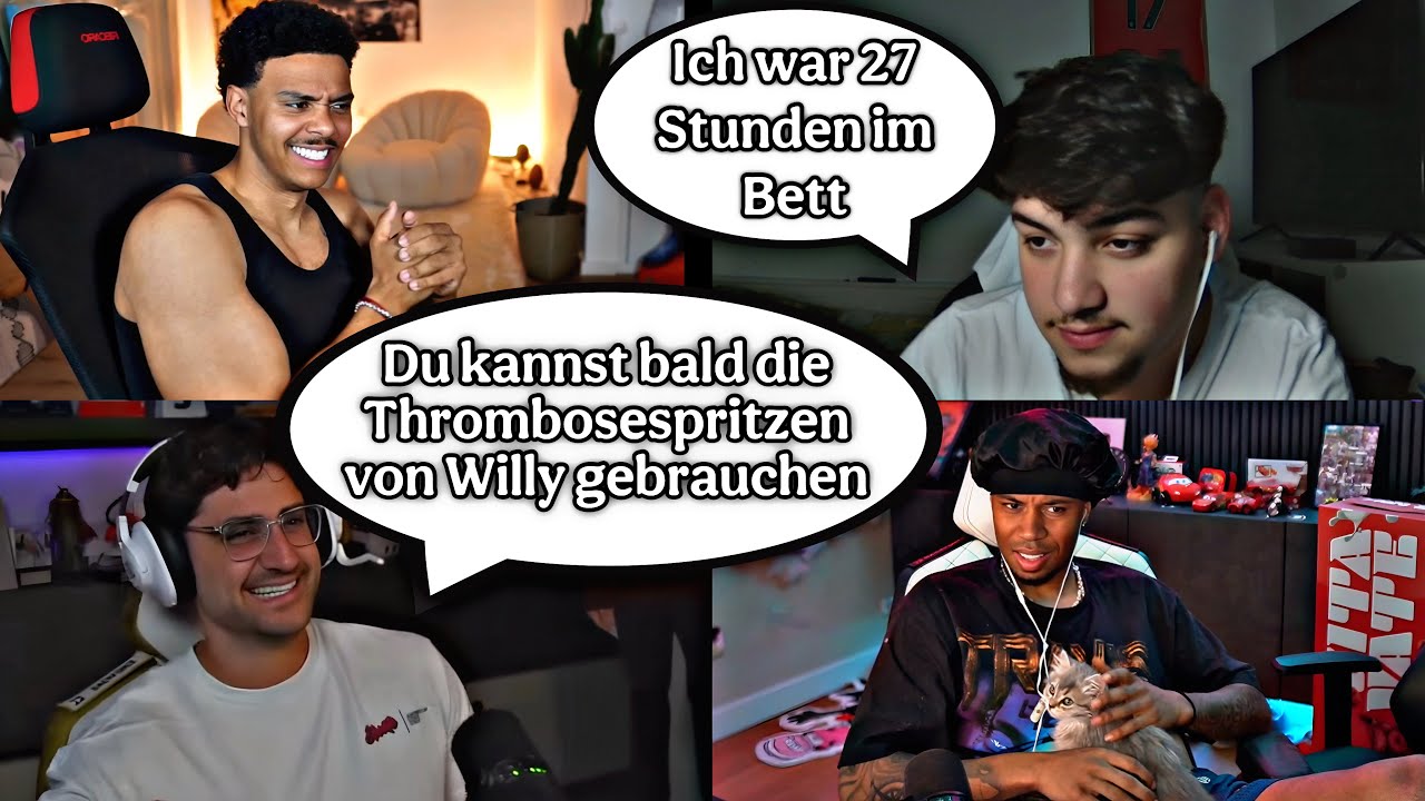 Lustiger Talk mit Sidney, Willy, Eldos & Musti😂 | EliasN97Clipz