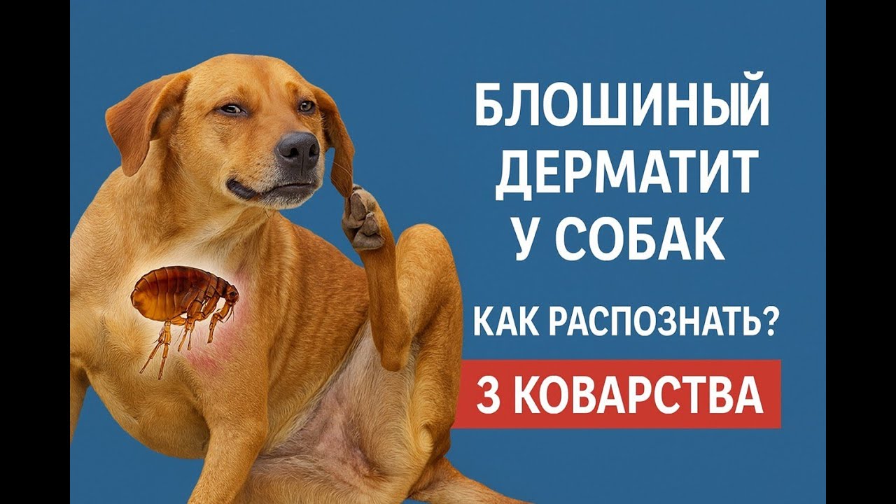 Блошиный дерматит собак и как его распознать | Три коварства блошиного дерматита. Вы о них знаете?