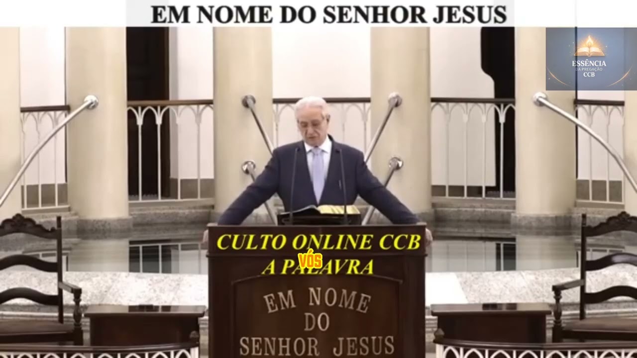 Pregação CCB irmão Luiz Carlos 
