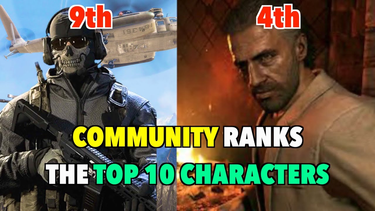 The Community Ranks the TOP 10 COD Characters