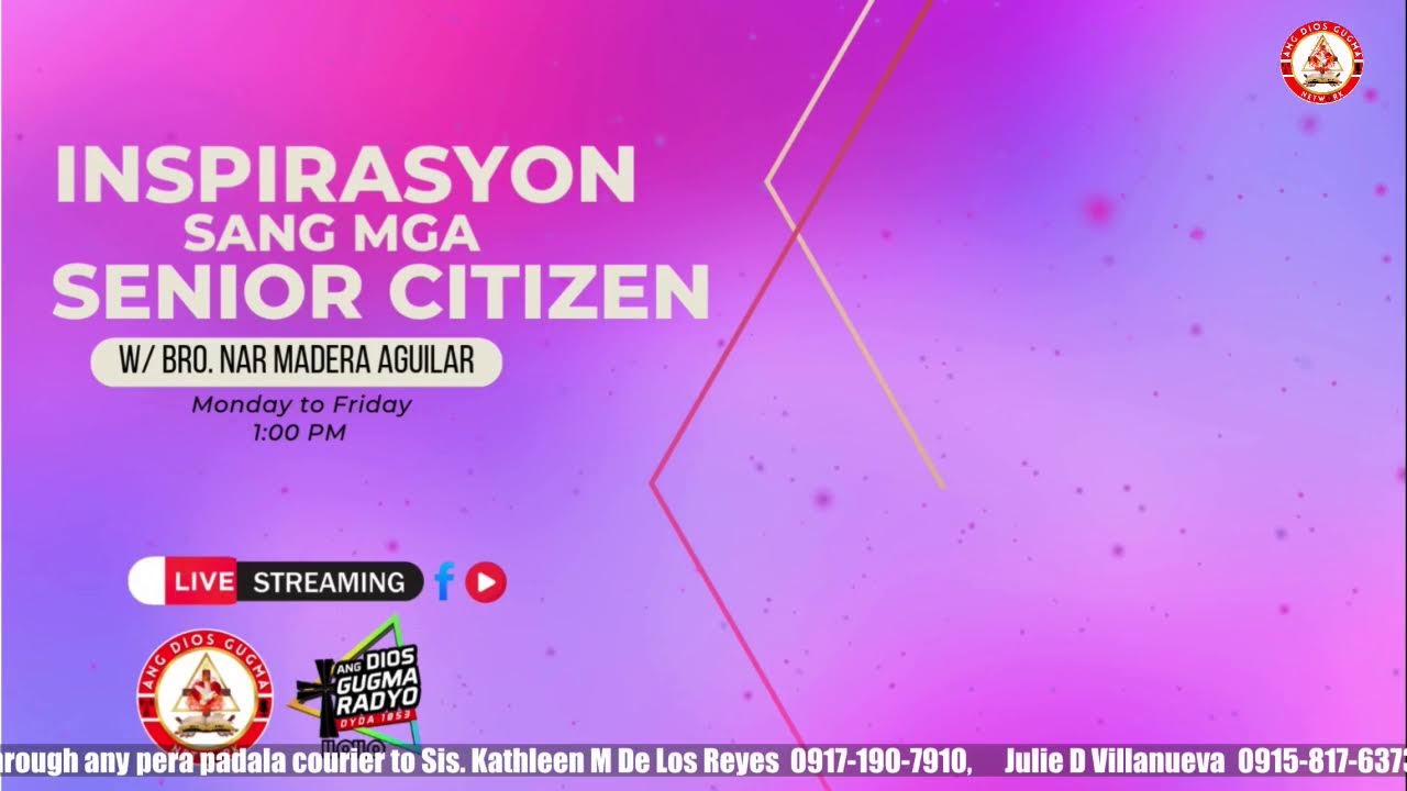 Inspirasyon sang mga Senior Citizen || March 18, 2026