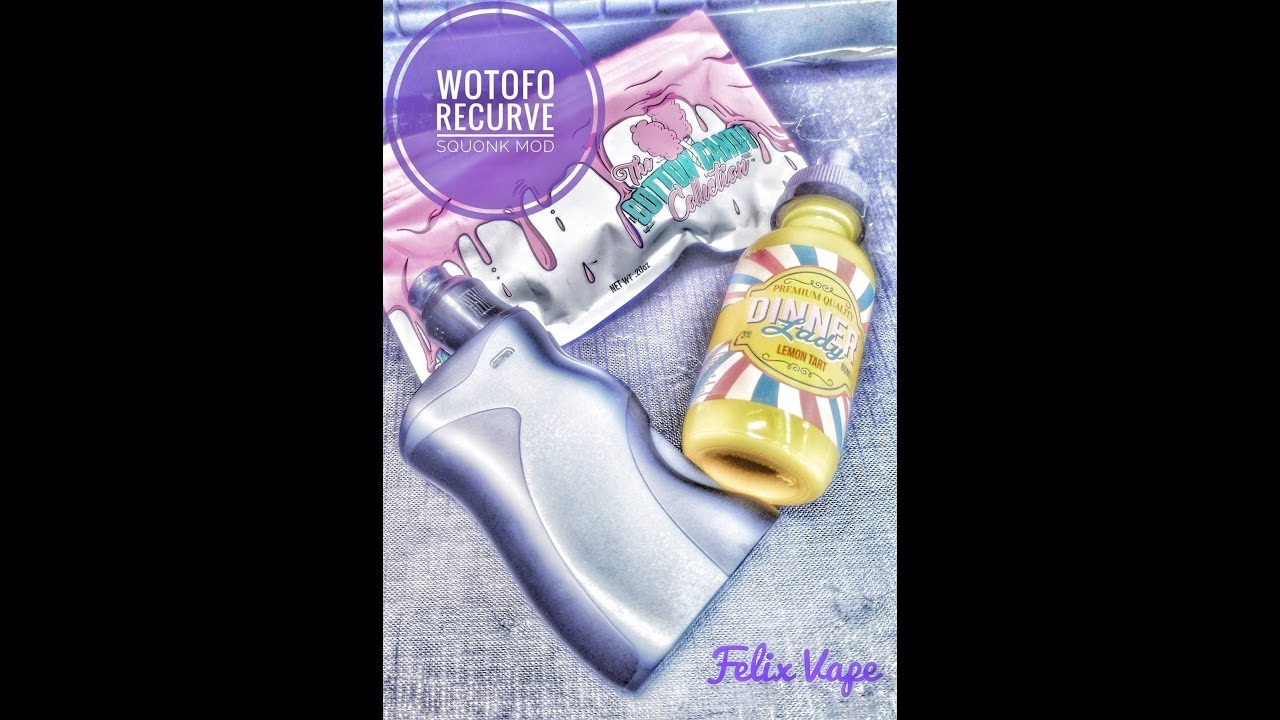 WOTOFO & MIKE VAPES -  RECURVE SQUONK MOD -  FELIX VAPE ITALY