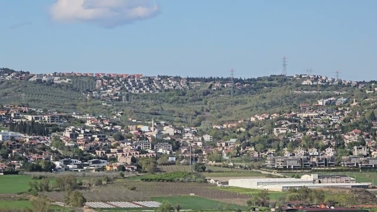 Bursa Şehir hastanesinden Bademli manzarası