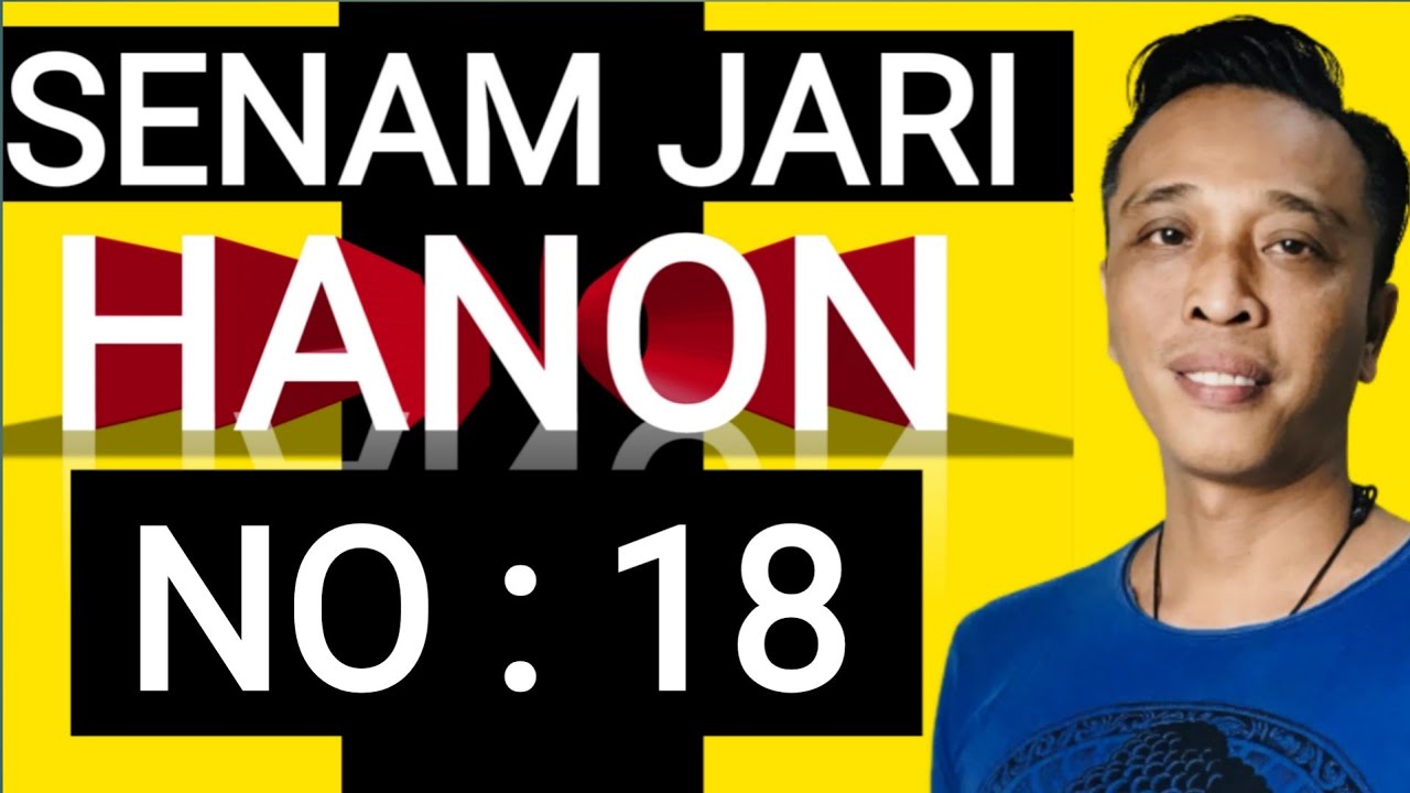 SENAM JARI HANON NO: 18 | BELAJAR PIANO KEYBOARD PEMULA