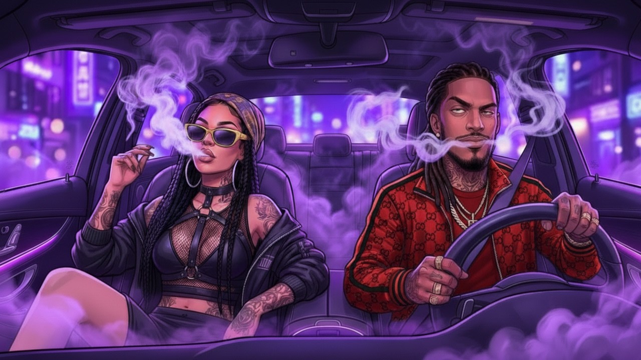 Purple Haze Vibes — “Drifting in Violet Mist” Playlist | 420 Vibe Music • Chill Rap • Bluesy Hip-Hop