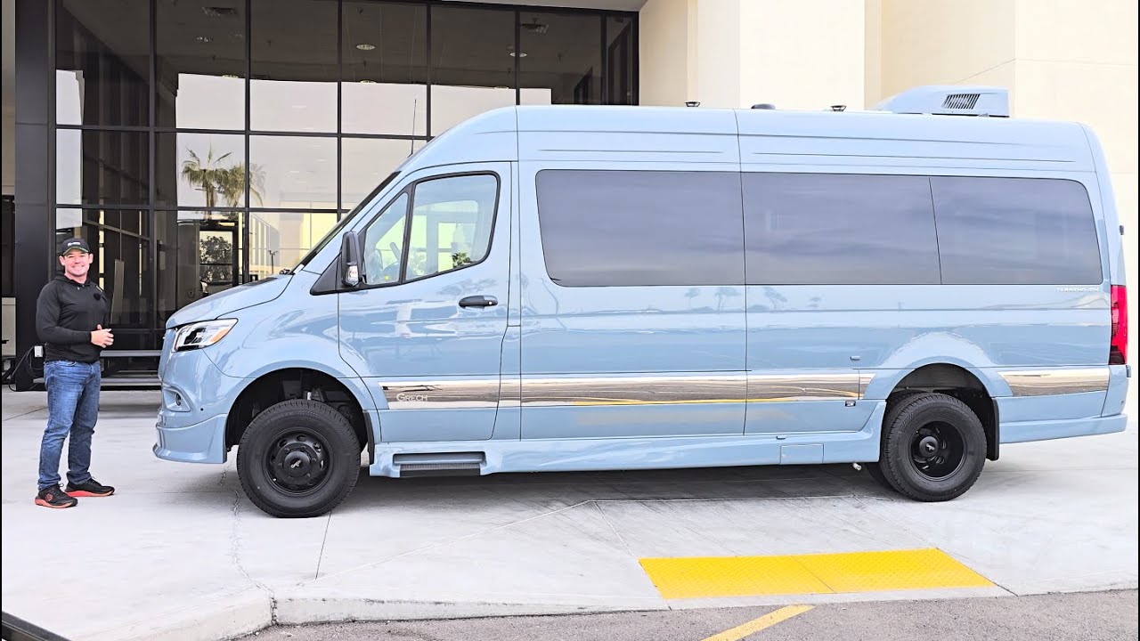 ПЕРВЫЙ ВЗГЛЯД: Тур Grech Terreno-ion 2027! Шхуна Grey Oak Mercedes-Benz Sprinter AWD 3500XD 170 #rv