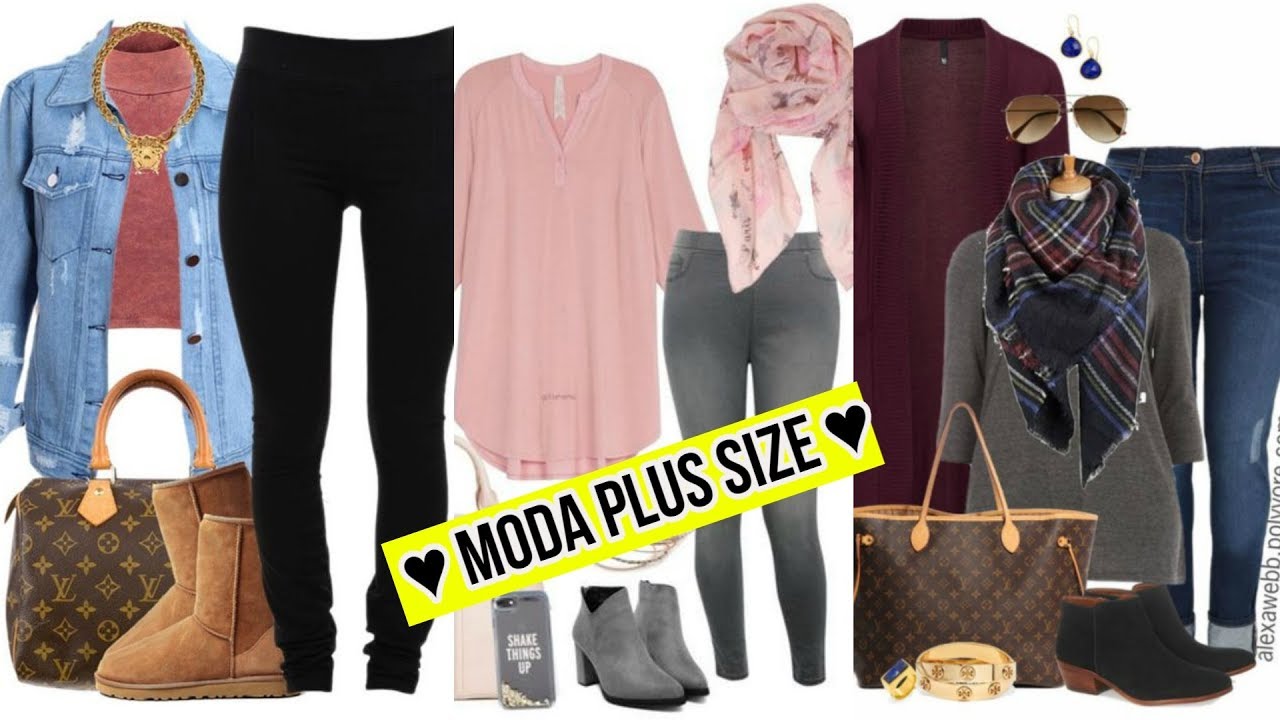 MODA 2018 | Ropa de Moda para Mujer - Combinaciones - Street Style- Moda Plus Size