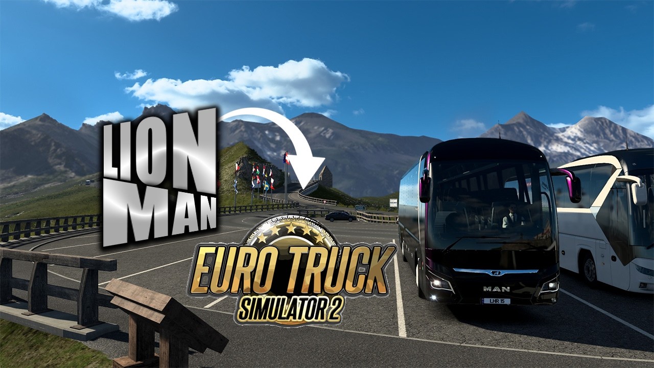 ETS2 MAN Lion's Coach | Realistic bus drive experience | No commentary Relaxing Drive