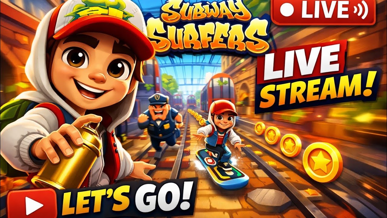 Subway surfers 🚇 gaming Live