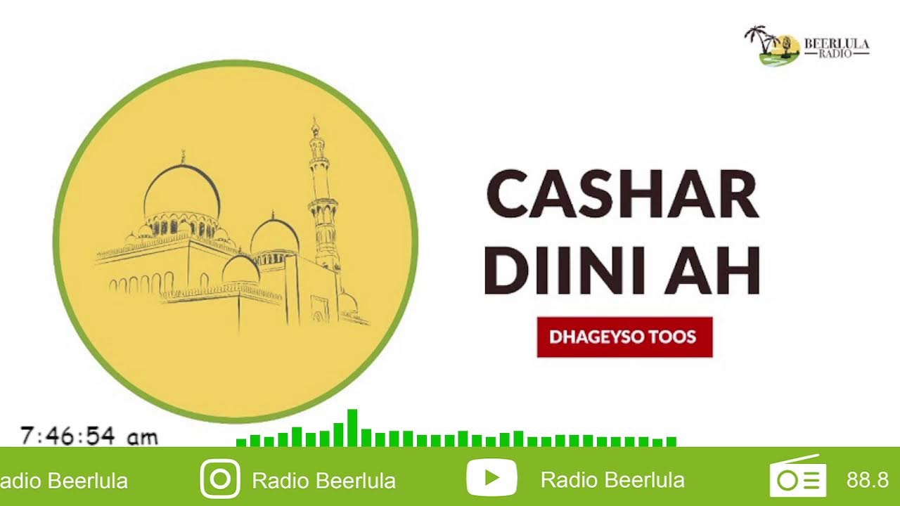 Cashirka kitaabka Saxiixul Bukhaari 623-aad ee Radio Beerlula 30-10-2025 ka Sheekh Abuukar Xasan