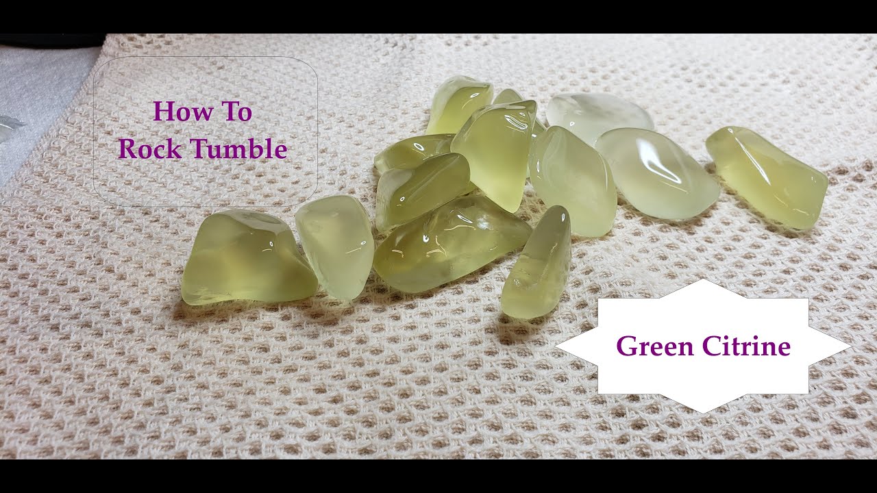 How to Rock Tumble Green Citrine Crystal Wellness Studio