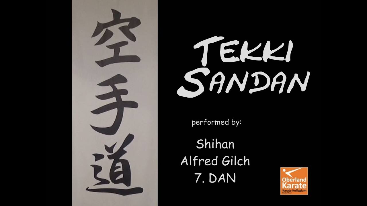 017 Tekki Sandan Oberland Karate Shihan Alfred Gilch