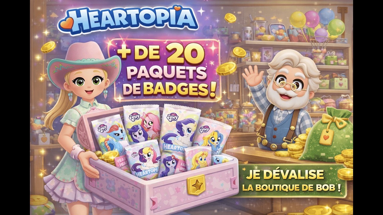 Heartopia 💗 | J’ouvre 20 badges pour aider mes abonnés #heartopia #cozygaming #gamingfr #cozy