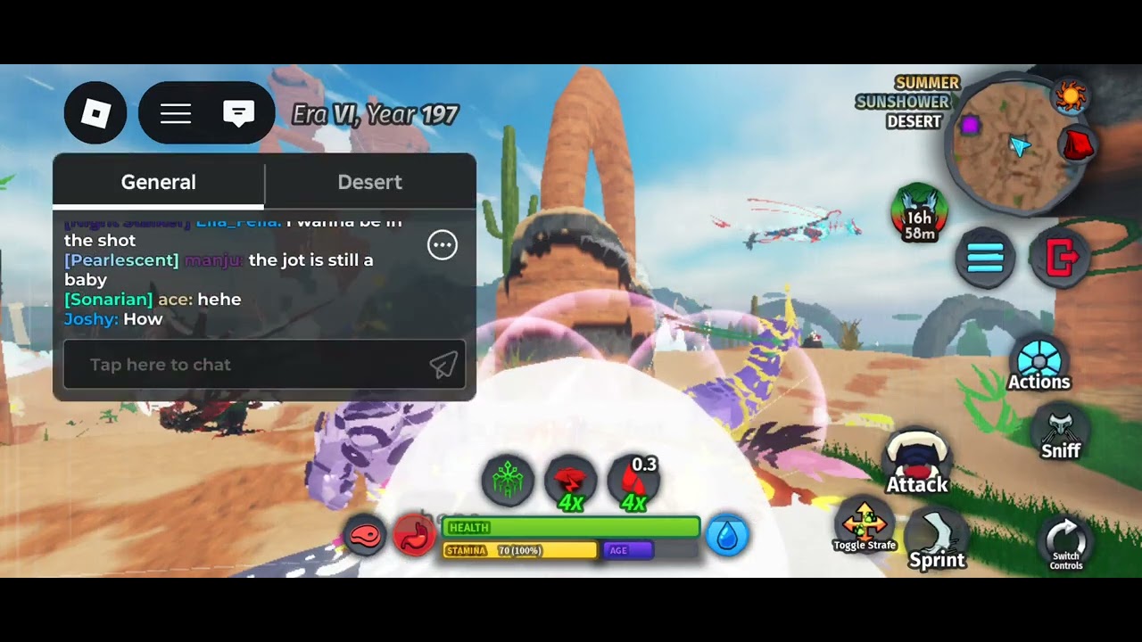 Cos gameplay #1 ig #creaturesofsonariaroblox #roblox 