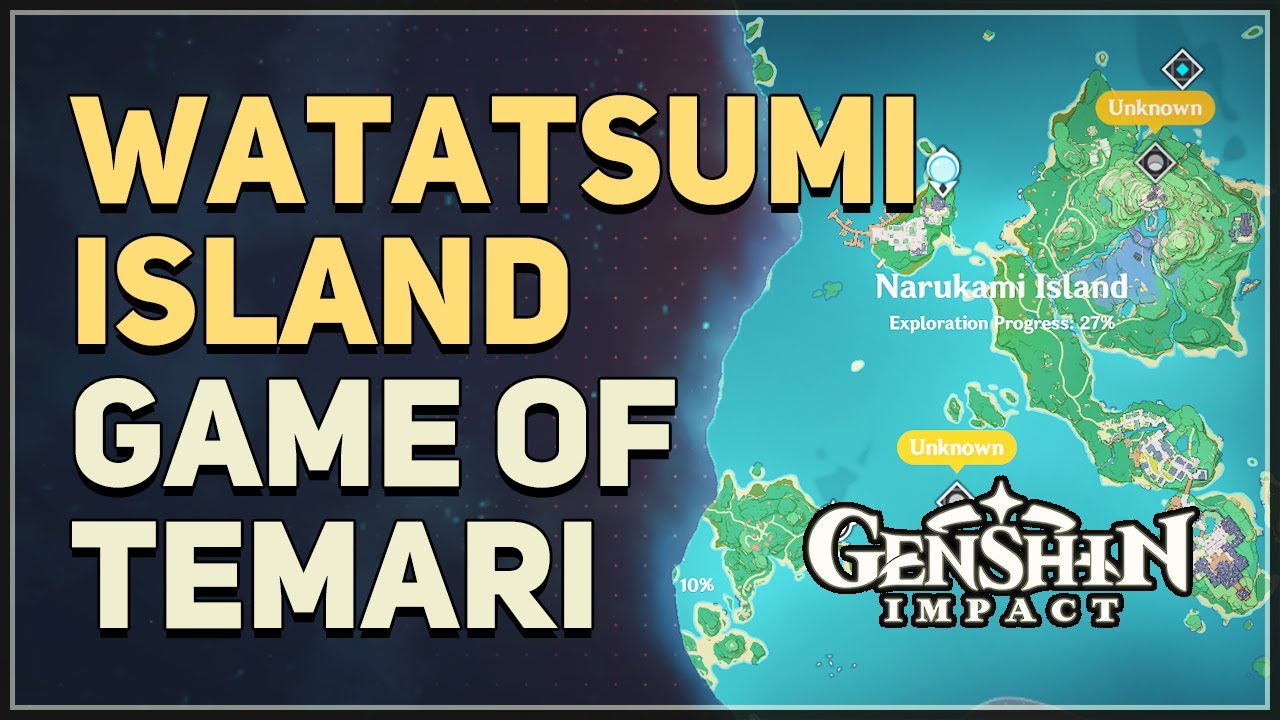 Watatsumi Island Game of Temari Genshin Impact (Kid Kujirai)