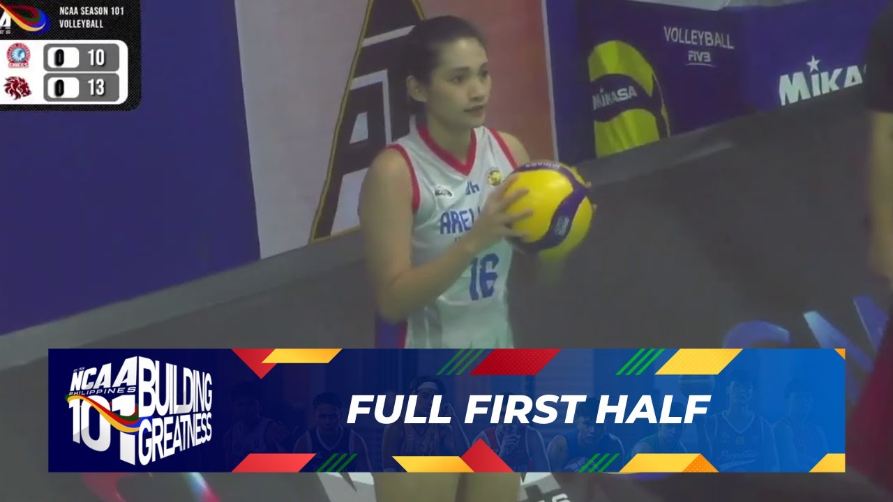 FULL FIRST HALF - Arellano Lady Chiefs vs San Beda Lady Red Spikers | NCAA Season 101