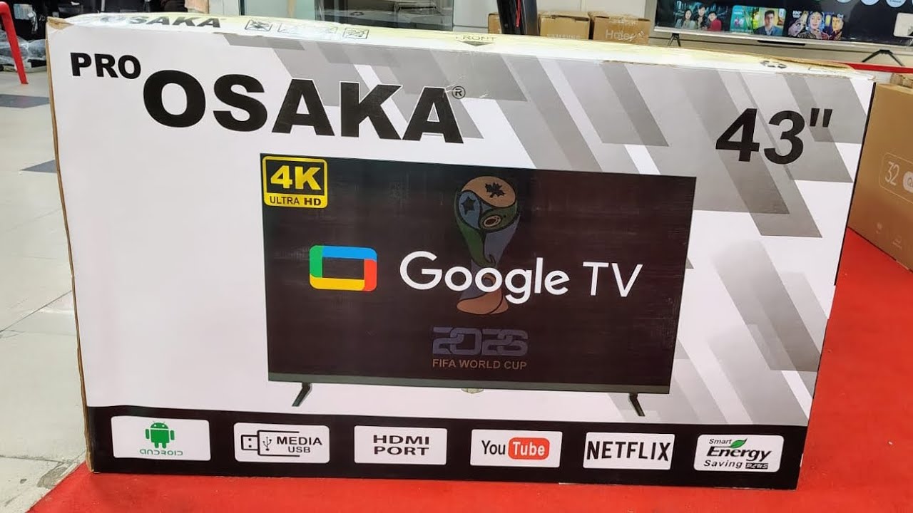 Osaka Google tv 43inche এত কম প্রাইসে গুগল টিভি 01951611017