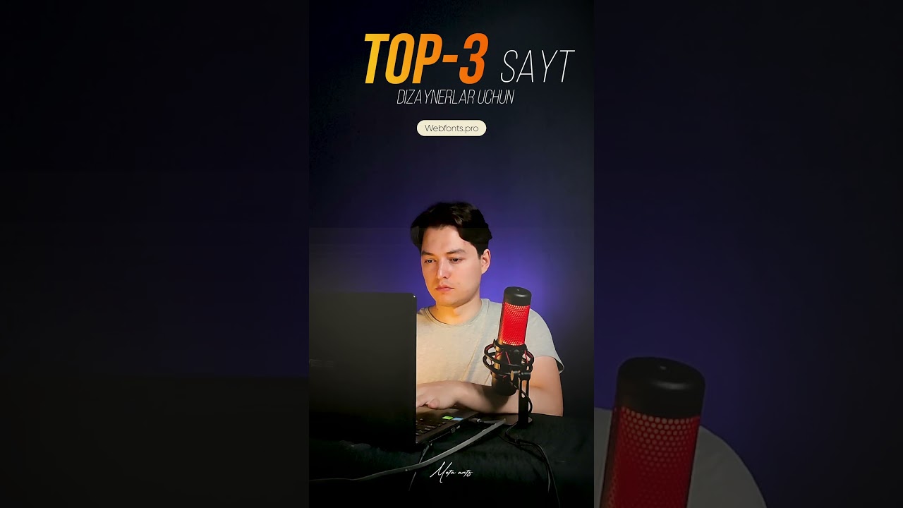 Top-3 Dizaynerlar uchun saytlar