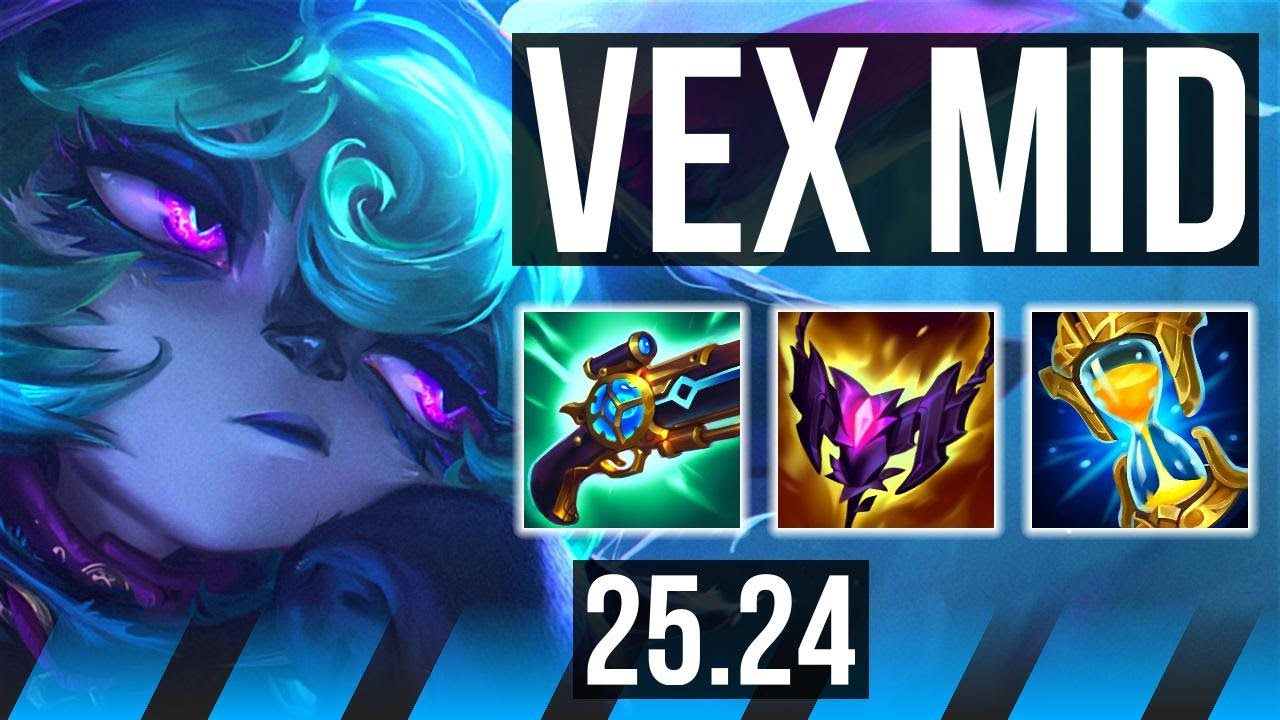 VEX vs ZED (MID) | Good KDA: 13/1/9 | EUW Master | 25.24